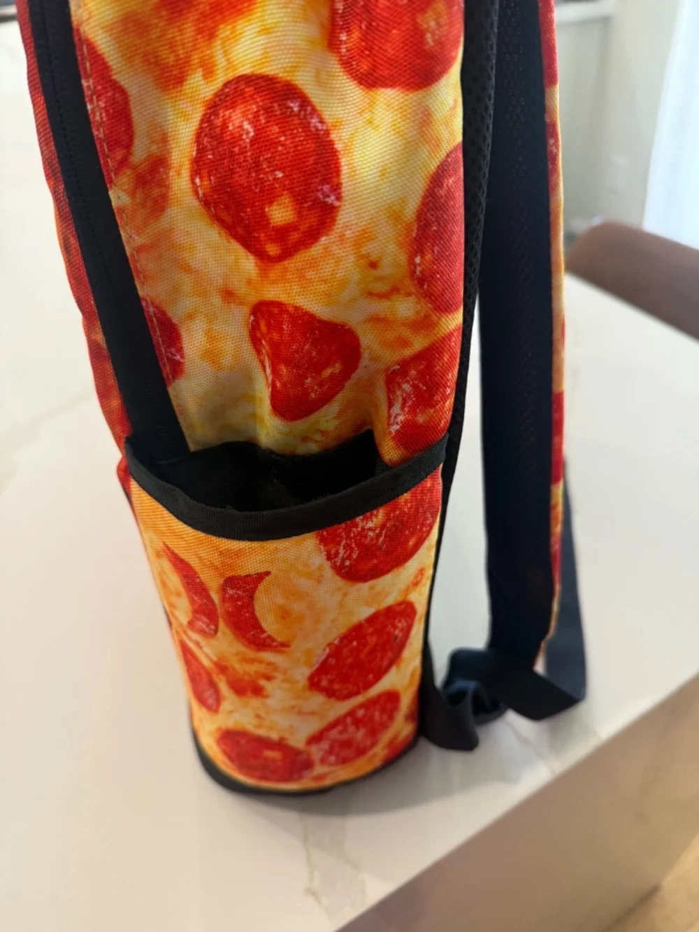 Hurley Backpack, Pizza Print with Laptop Sleeve